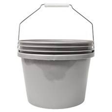 월드크린 다용도 휴대용 버킷, 7L, 그레이