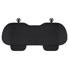 Ez2mk MS-610 時尚四季透氣汽車後座坐墊, 黑色, 1個