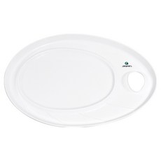 시나아트 미술용 아트 원형 아크릴 팔레트 H030 43 x 31 cm, 1개, 1칸