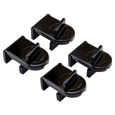 Moapick 窗戶安全鎖, 4個, 黑色