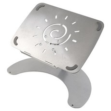 컴스 2단 각도조절 알루미늄 노트북 거치대 VM254, 1개