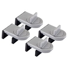Moapick 窗戶安全鎖, 4個, 銀色