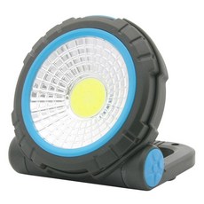 컴스 원형 LED 램프자석 스탠드거치 AAA x 3 COB LED 타입 후레쉬 손전등 ID435, 1개