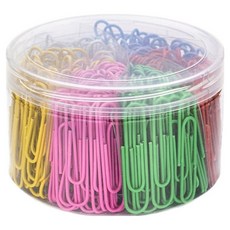 Khohimo 辦公用6色迴紋針 50mm 套組 5W0008, 300入, 1套