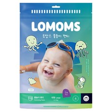 로맘스 물놀이 팬티 기저귀 대형(L), 4단계, 3매