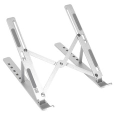 컴스 6단 각도 조절 접이식 알루미늄 노트북 스탠드 BB831, 1개