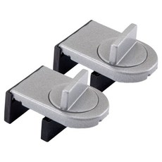 모아픽 창문 안전 잠금장치, 실버, 2개