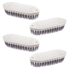 Woni's 可彎曲浴室清潔刷, 白色, 4個