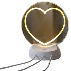 로이직 아크릴 무드등 3포트 고속 충전기 RZ-223, 하트, 1개