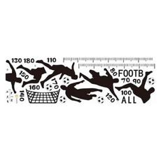 Elara測量身高貼紙身高計, 單品, A06, 1個