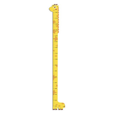 엘라라 키재기 스티커 신장계 180 x 13.8 cm, 기린, 1개