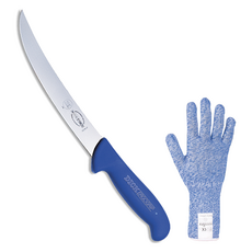 F.DICK Ergo Grip正肉刀 2425+防割手套組, 1組, 單色