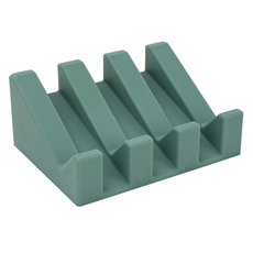 Happy Room Room乾淨管理矽膠洗臉皂盤 100g, 綠色, 1個