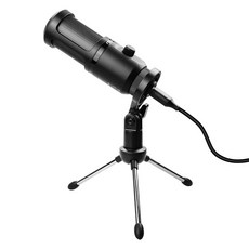 컴스 마트 유선 RGB USB 콘덴서 스탠드 마이크