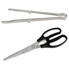 영수산업카멜 바닥에 닿지않아 위생적인 띄움 양손가위 + 스텐 악어집게 세트, 가위 + 집게, 올스텐, 1세트
