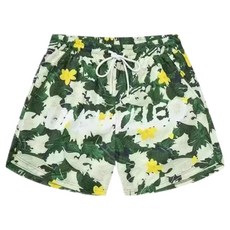 B2WIN 男性海灘短褲, 綠色