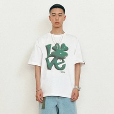 비전스트릿웨어 남녀공용 3D Love T Shirts VS2302ST20