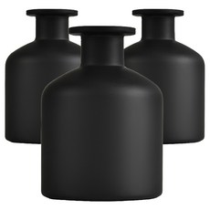 꼬까 시약병 디퓨저 용기, 매트블랙, 250ml, 3개