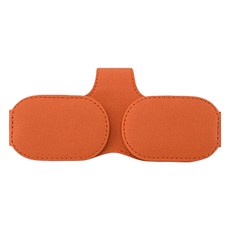 bebehome 遮陽板多功能雙磁吸眼鏡票卡收納夾 車用, 1個, 亮橘色