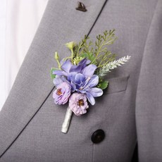 ozney 活動用人造花胸花 西裝領花 花朵胸花 OZ-504, 03 胸花, 1個