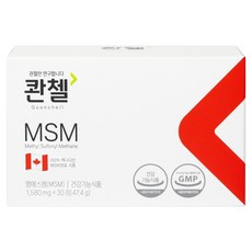 quanchell MSM營養劑 47.4g, 30顆, 1個
