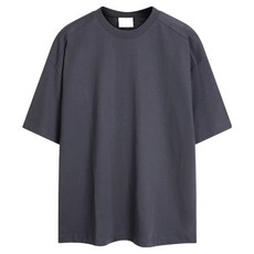 해리슨 남성용 어깨 절개 포인트 오버핏 무지 반팔 티셔츠 HA-1001 INE1001