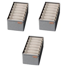 Market Pio 分隔式內衣收納盒 7號, 單一顏色, 3個