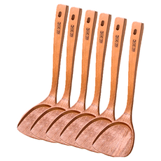 Bobson 生活大師 合木木煎 6件組, 原木材質, 35x10公分, 堅固耐用, 1組