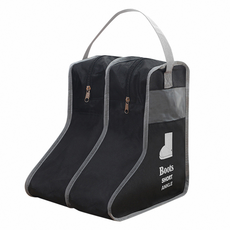 靴子收納立體可視防塵袋 黑色, 1個, 1個