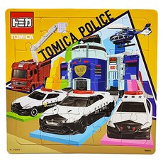 TOMICA 真可愛拼圖 K, 多美小汽車, 1個, 108