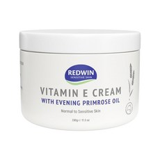 REDWIN 維他命E月見草油保濕霜, 330g, 四季可用 | 補水保濕 | 快速吸收, 1罐