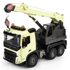 Double Eagle Volvo FMX 1：20 重型機械車輛 起重機 作動玩具, 1個, 混色