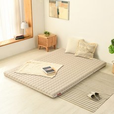 소노까사 침대용 일반 토퍼 매트리스, 베이지