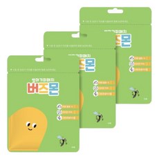 버즈몬 유아용 썸머 날벌레 기피패치 18p, 혼합색상, 3개