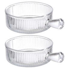 플라라 핸들 글라스볼, 스트라이프, 2개