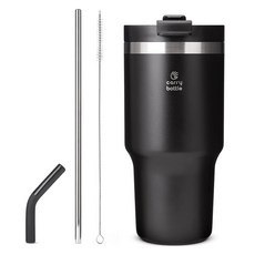 carry bottle Summit保溫杯, 黑色, 1個, 600ml