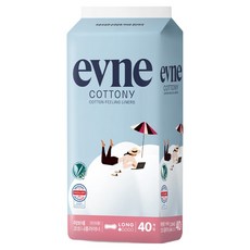 이브네 프리미엄 코트니 팬티라이너, 1개, 40개입, 롱