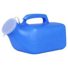 파인에코 남자 이동식 휴대용 소변통 대 2000ml, 블루, 1개