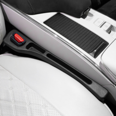 JUSTPICK 汽車座椅縫隙防漏墊, 1套, 黑色