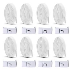 Elsso 免綁彈性優質扣環式鞋帶 8件組