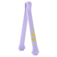 EasySili 矽膠 Catch Cat 貓咪廚房夾 小 12cm, 紫色, 1個