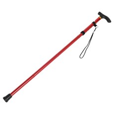 가을엔 등산에 필요한 휴대용 접이식 지팡이, 레드, 1개