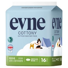이브네 프리미엄 코트니 생리대 날개형, 중형, 16개입, 1개