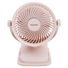 뮤트온 유아용 휴대용 유모차 선풍기, 핑크, 1개