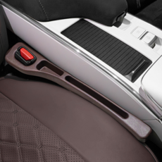 JUST PICK 汽車座椅縫隙防漏墊, 1套, 棕色