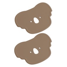 에이드엘 펀칭코알라 실리콘 컵받침, 샌드베이지