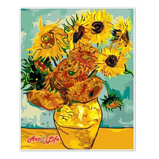 ArtLife 藝術生活 數字油畫DIY 66234 50 x 40cm, 梵谷 向日葵, 1個