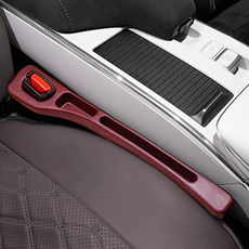 JUSTPICK 시트 틈새막이 차량용 틈새쿠션, 레드, 1세트