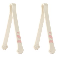 Easy sili 矽膠 Catch Cat 貓咪廚房夾 小 12cm, 白色, 2個