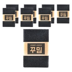 妝點瞬潔 雙面強力菜瓜布 銀黑色, 8個, 1入